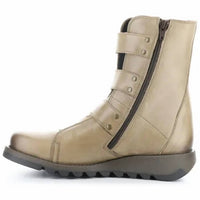 Fly London - Women's Leather Wedge Heel Bootie