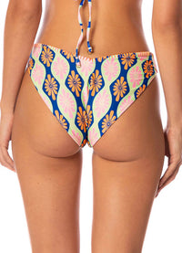 MAAJI Valerya Regular Rise Double V Bikini Bottom in stamped blooms - women's swimwear - view 4