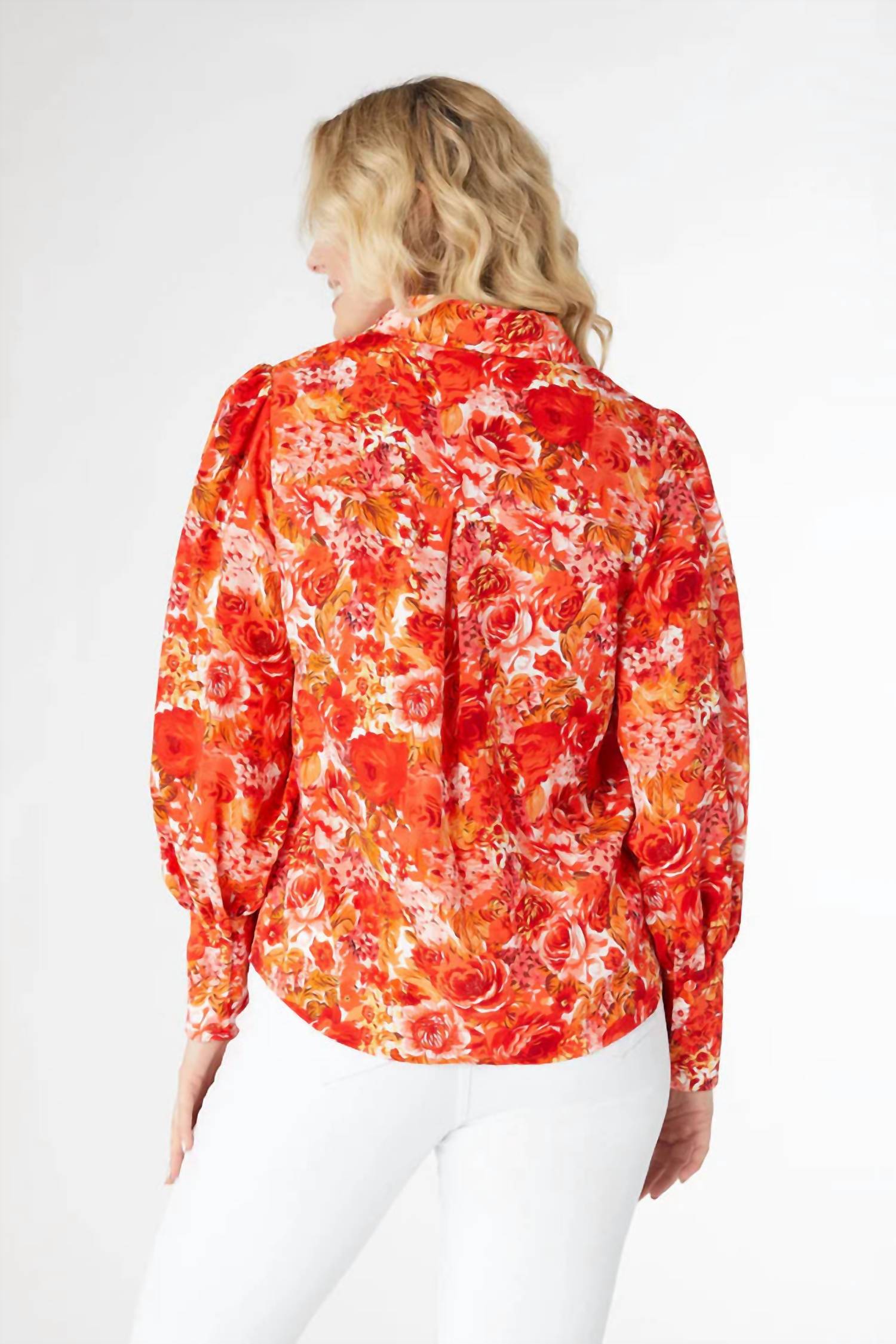 Coco + Carmen - Button-down Printed Blouse