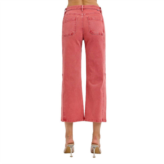 Risen - Sunsent High Rise Wide Leg Barrel Jeans