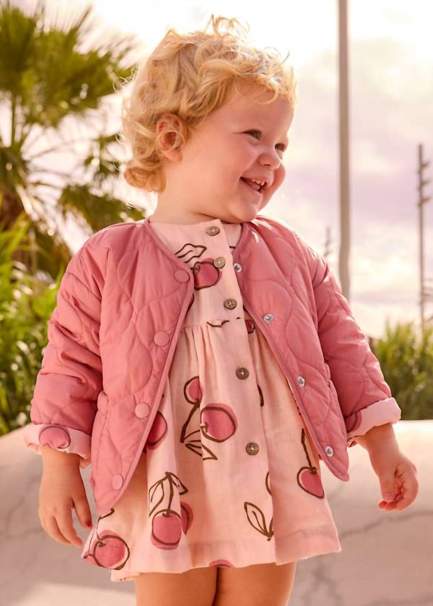 Mayoral - Girls Reversible Quilted Windbreaker