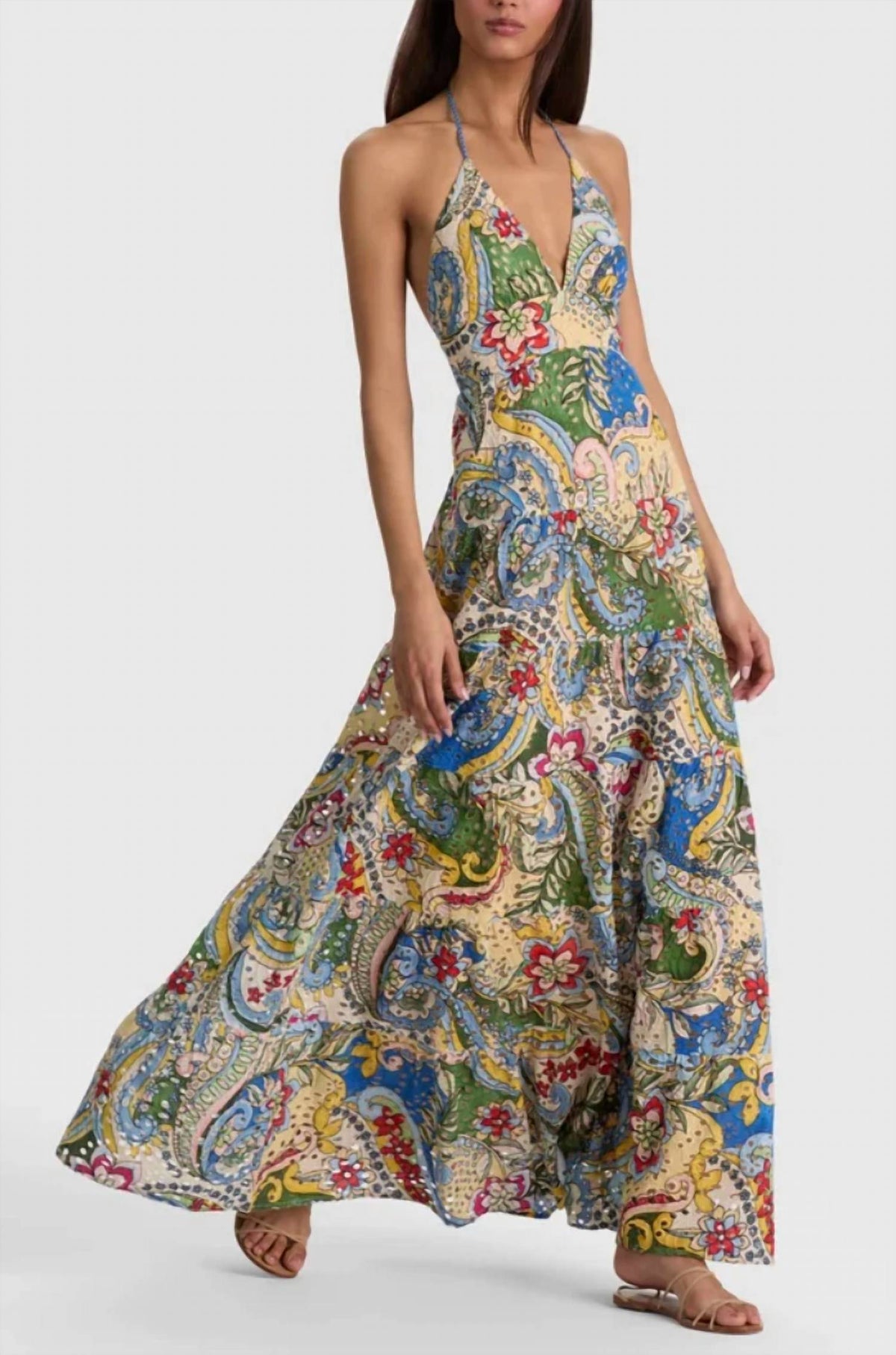 Alice + Olivia - Karolina Tiered Maxi Dress