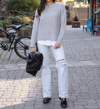 Grace And Lace - Waffle Knit Sweater