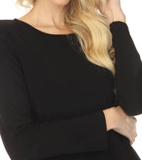 Joseph Ribkoff - Faux Suede Color Block Top