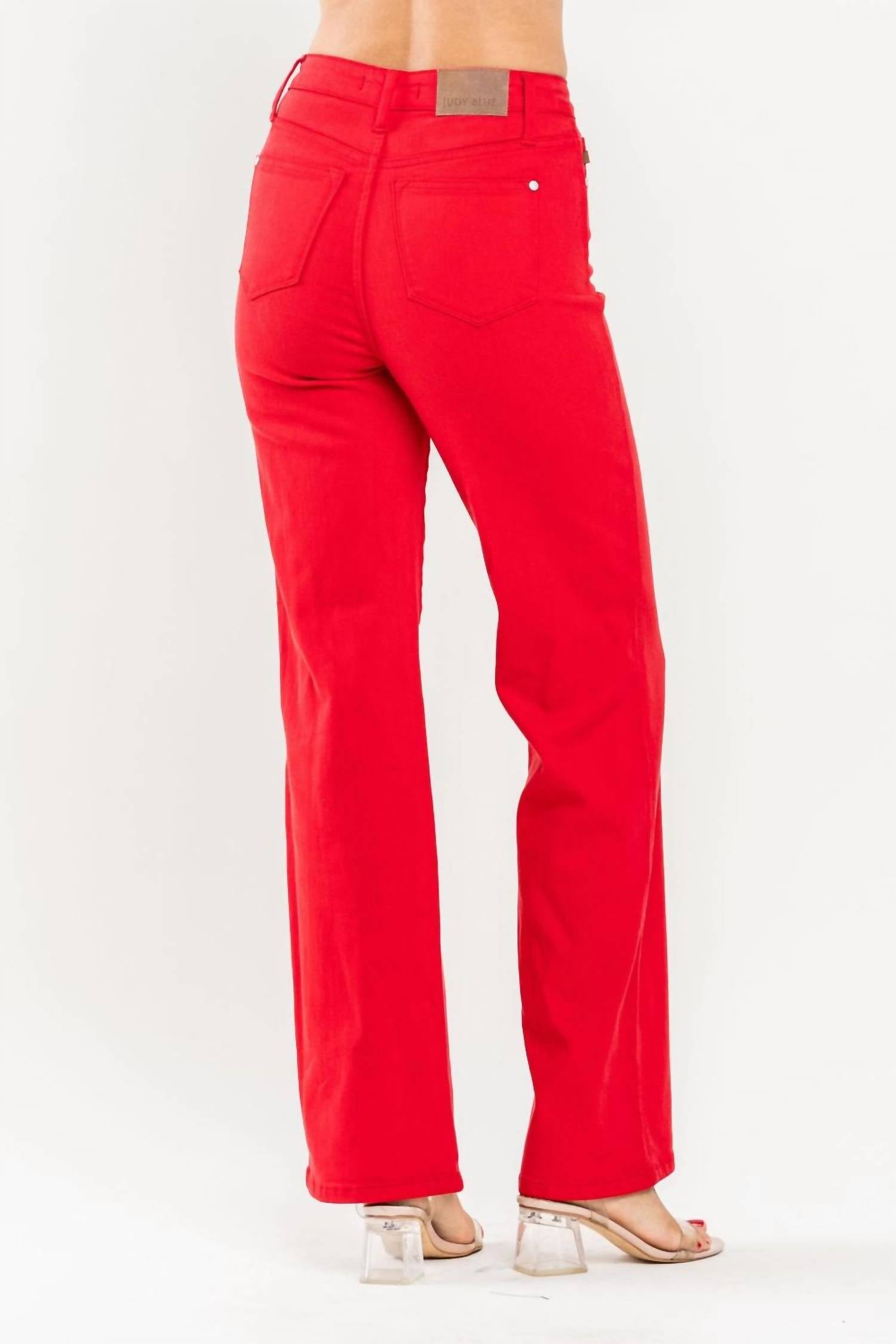 Judy Blue - High Waist Non-distressed Straight Jeans