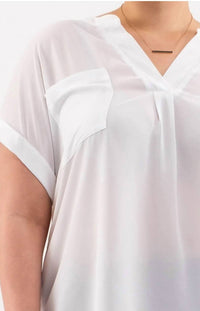 Blu Pepper - Front Pocket Top - Plus