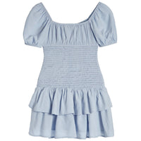 Katie J NYC Junior Ellie Dress in baby blue - women's dress - alternate view