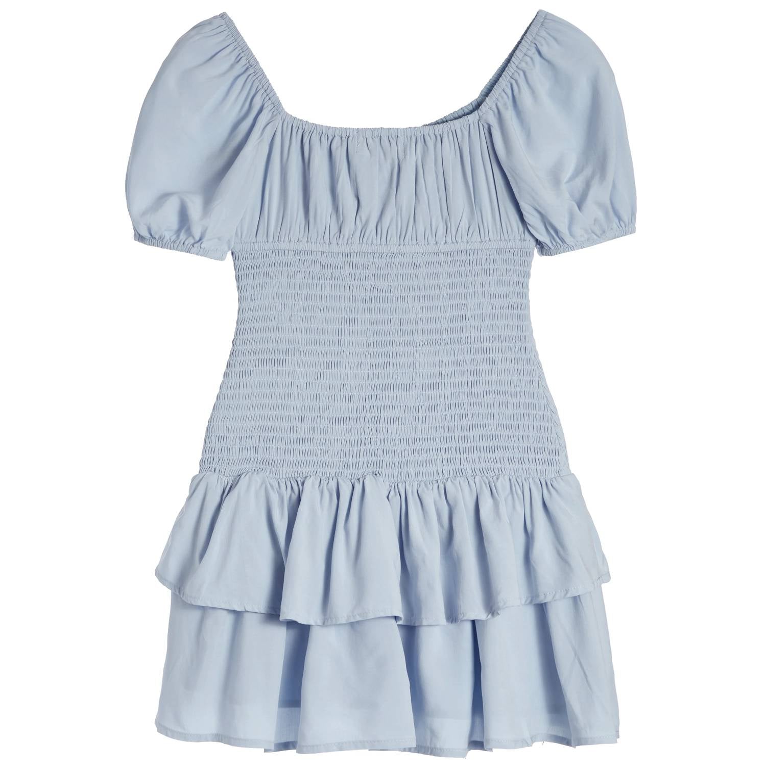 Katie J NYC Junior Ellie Dress in baby blue - women's dress - alternate view