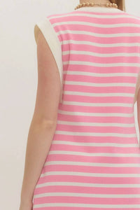 Entro - Alice Striped Knit Maxi Dress