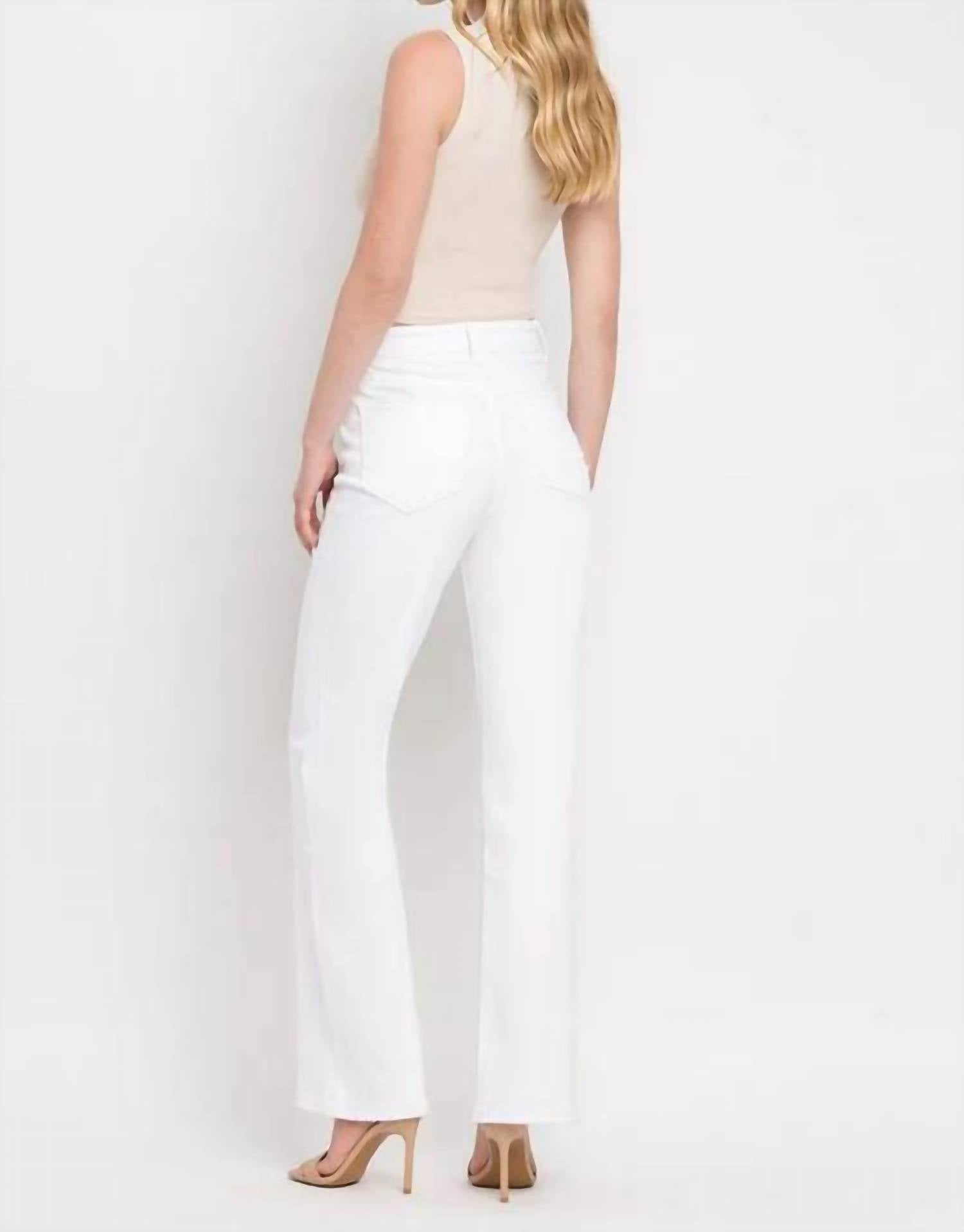Vervet By Flying Monkey - 90's Vintage Tummy Control High Rise Flare Jean