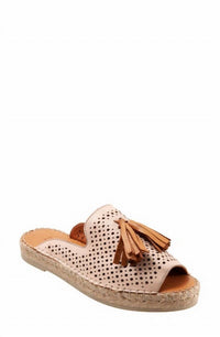 bueno Women's Navar Loafer Sandal in pale pink - women's sandal - detail view