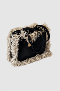 Elektra'S Workshop - Women's Handmade Woven Leather Fringe Tote Bag