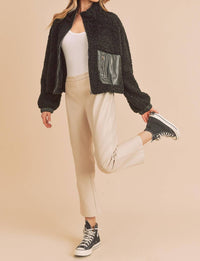 Aemi + Co - Penny Vegan Sherpa Jacket