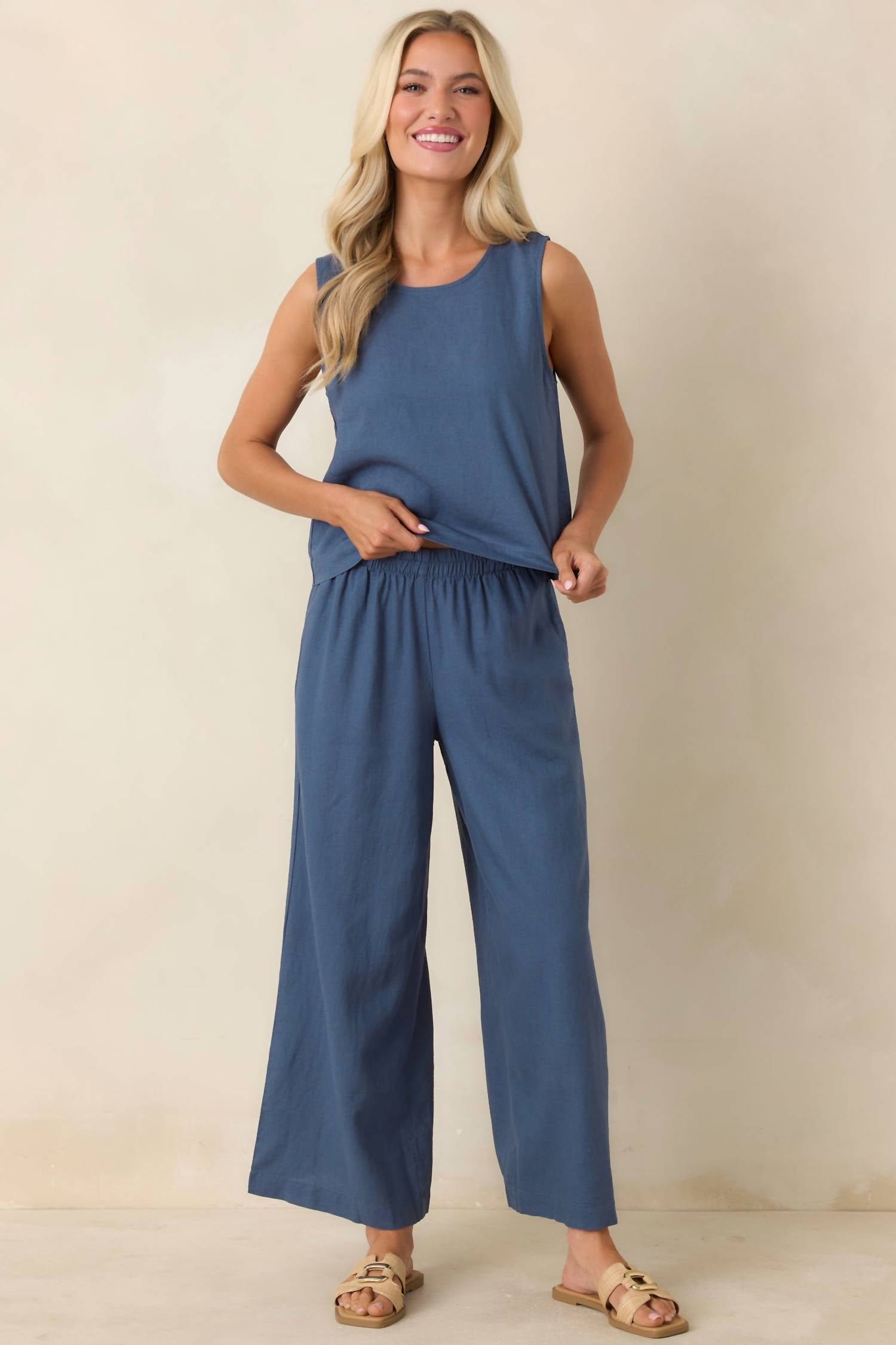 Z Supply - Sloane Linen Sleeveless Tank Top