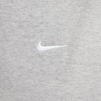 NIKE Solo Swoosh Fleece Crew Sweatshirt in dark heather grey - men's shirt - view 5
