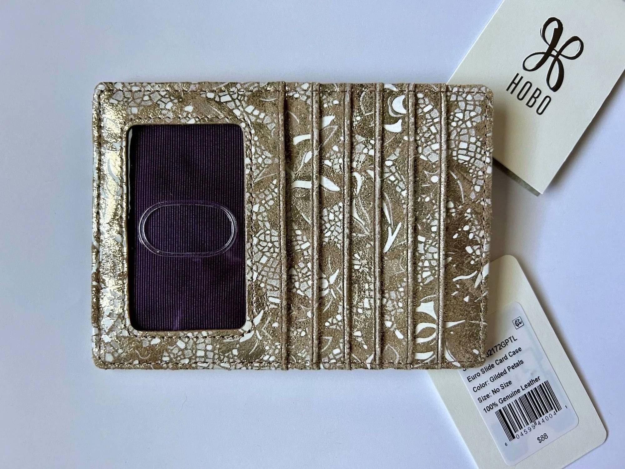 Hobo - Women's Euro Slide Metallic Printed Card Case