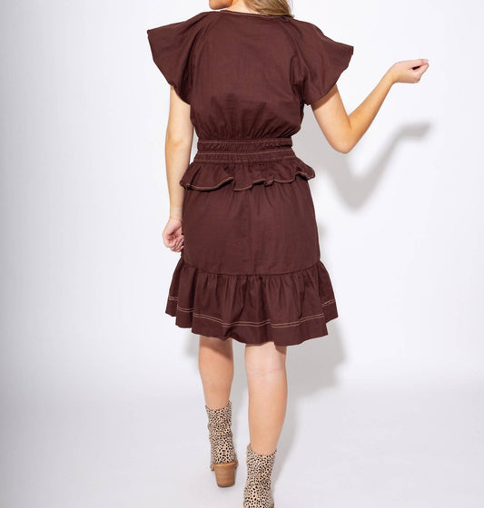 Thml - Cinched & Sweet Ruffle Dress