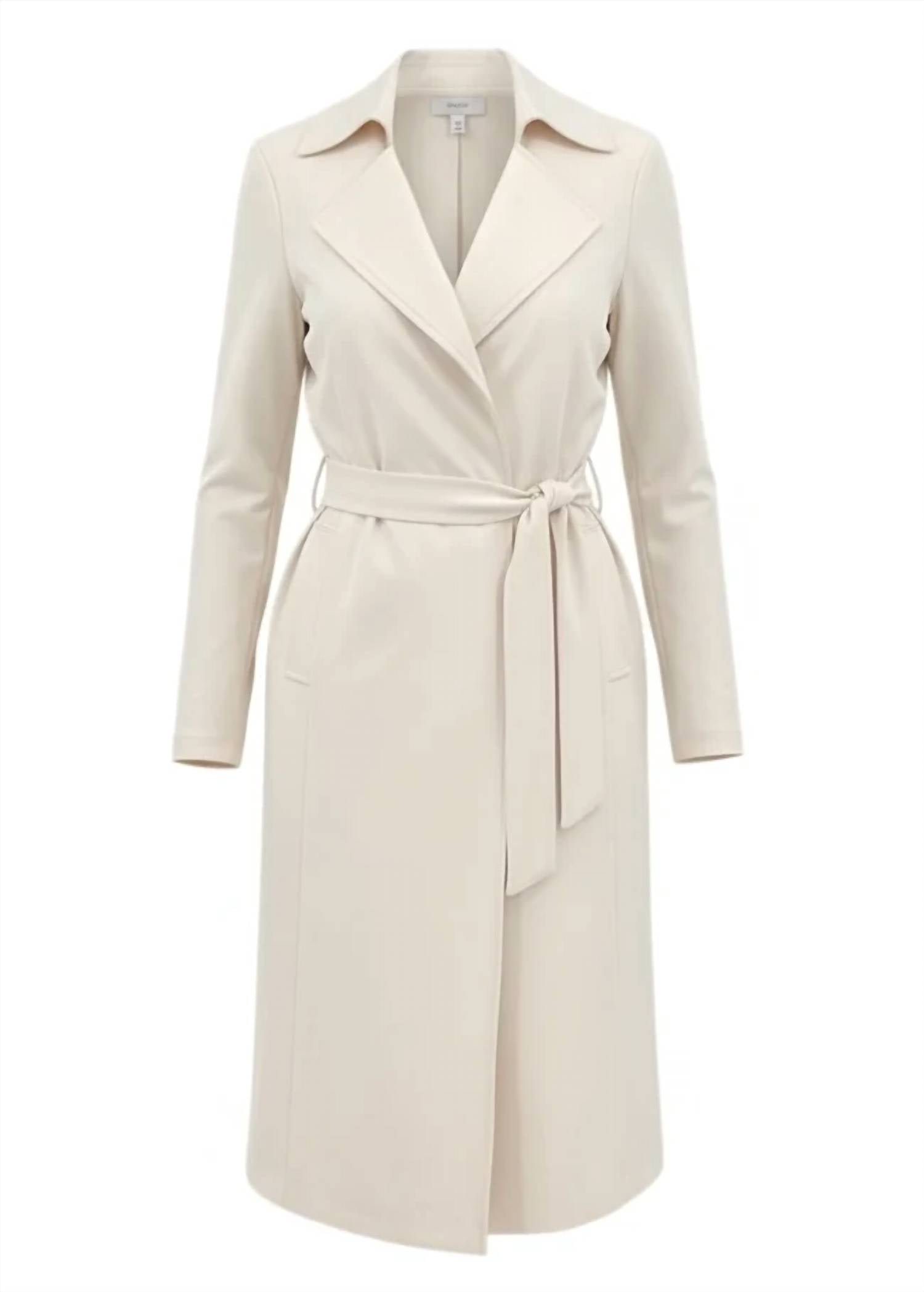 Iris Setlakwe - Women's Matte Jersey Trench Coat