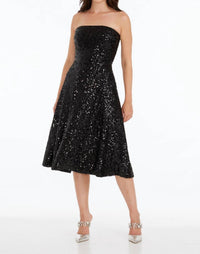 Dress The Population - Ruby Sequin Strapless Cocktail Dress