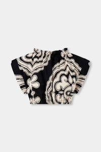 Lemlem - Muna Ruched Crop Top