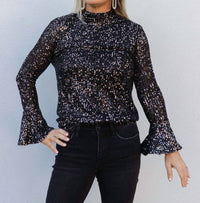 Promesa - Vip List Sequin Knit Top