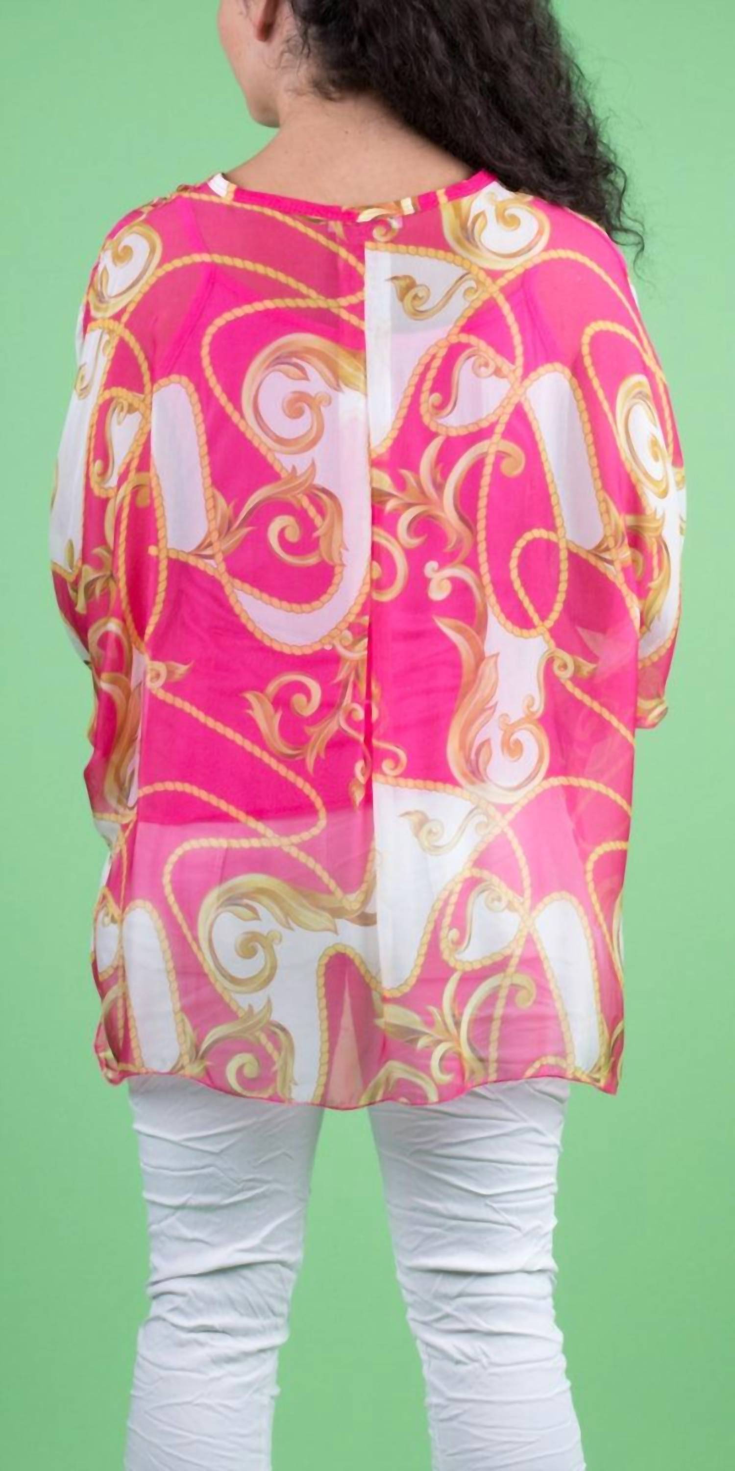 Gigi Moda - Angelo Baroque Silk Blouse