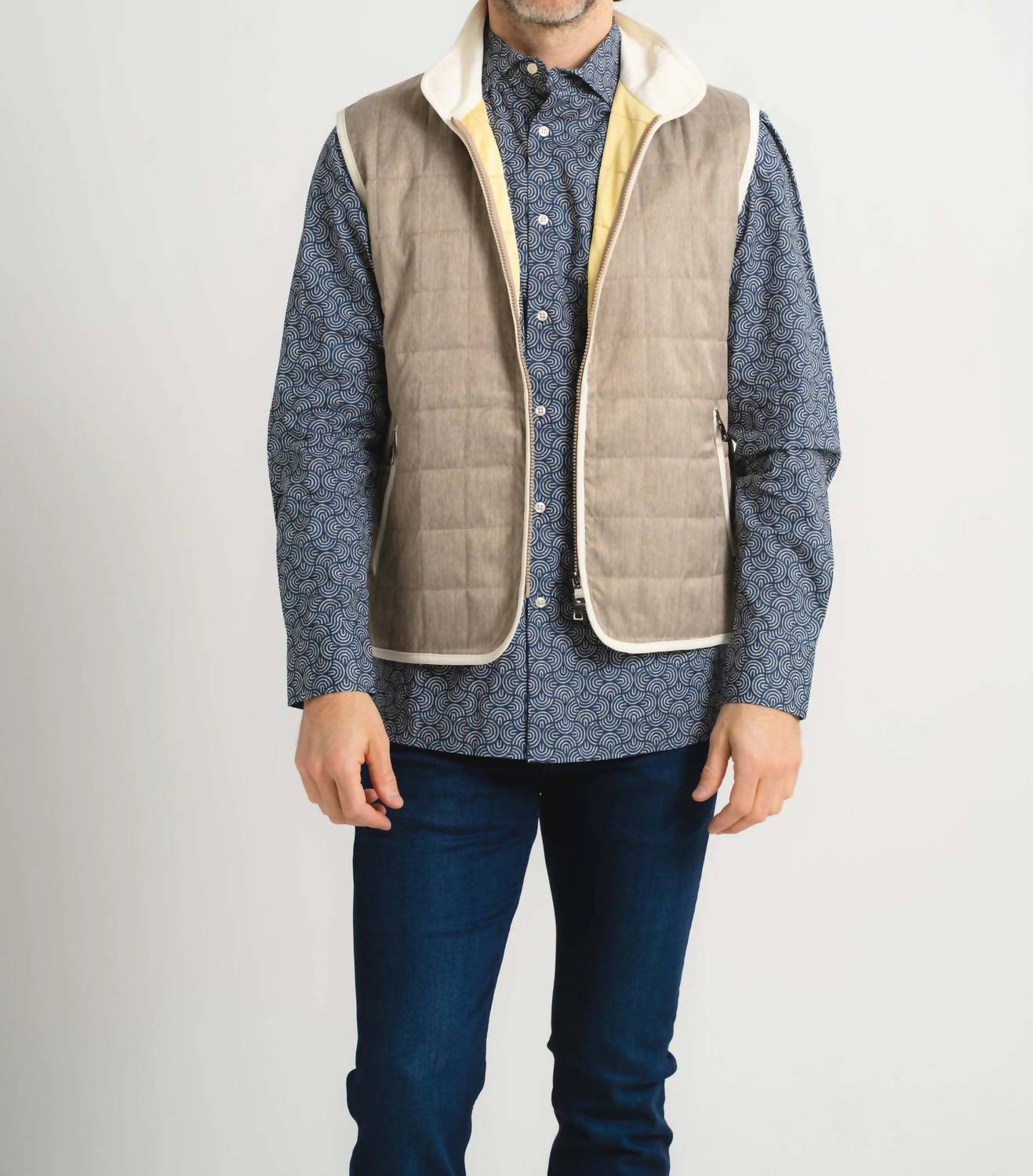 Luchiano Visconti - Men's Quilted Vest