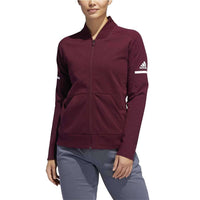 adidas Women's Squad Bomber Jacket in maroon - women's jacket