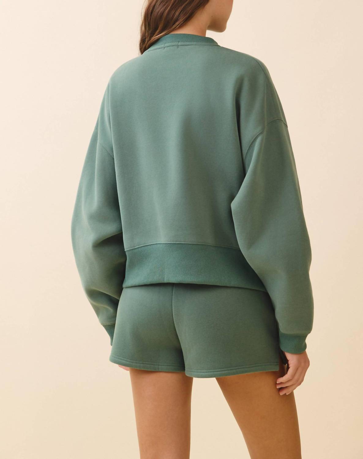 TCEC Dropped Shoulder Sweatshirt in pine - women's top - view 4