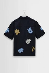 Wax London - Flower Applique Didcot Shirt