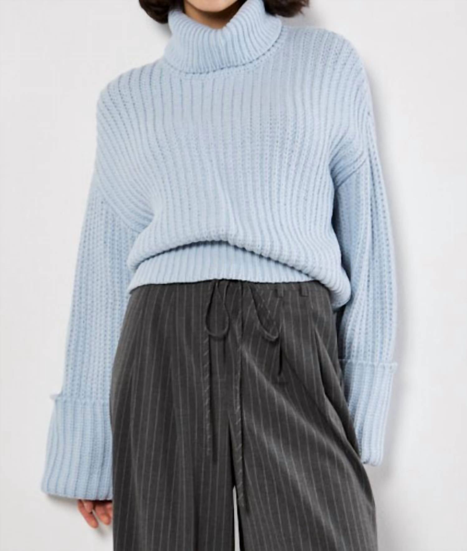 Apricot - Chunky Knit Sweater