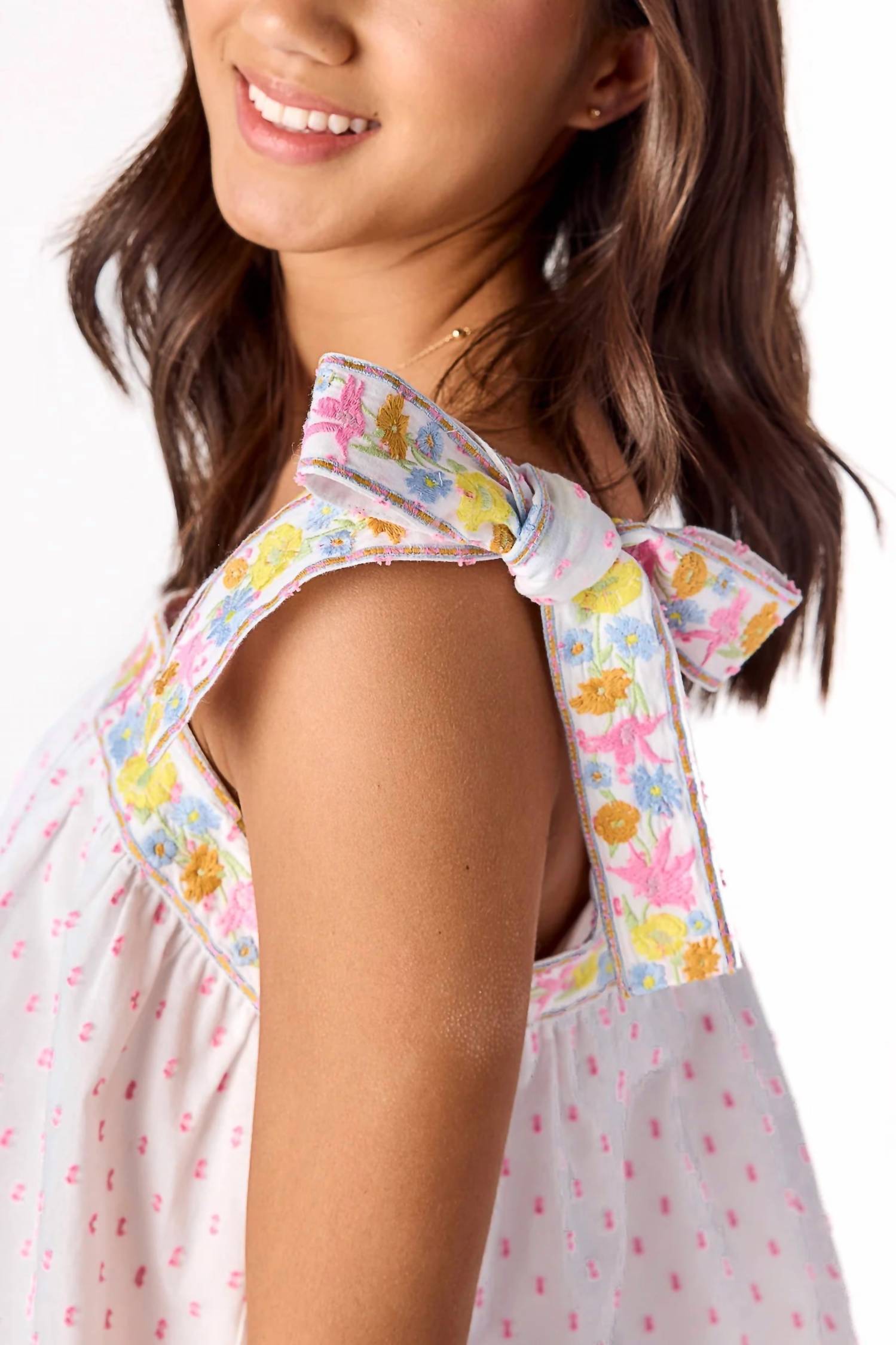 Cake For Dinner - Luca Embroidered Top
