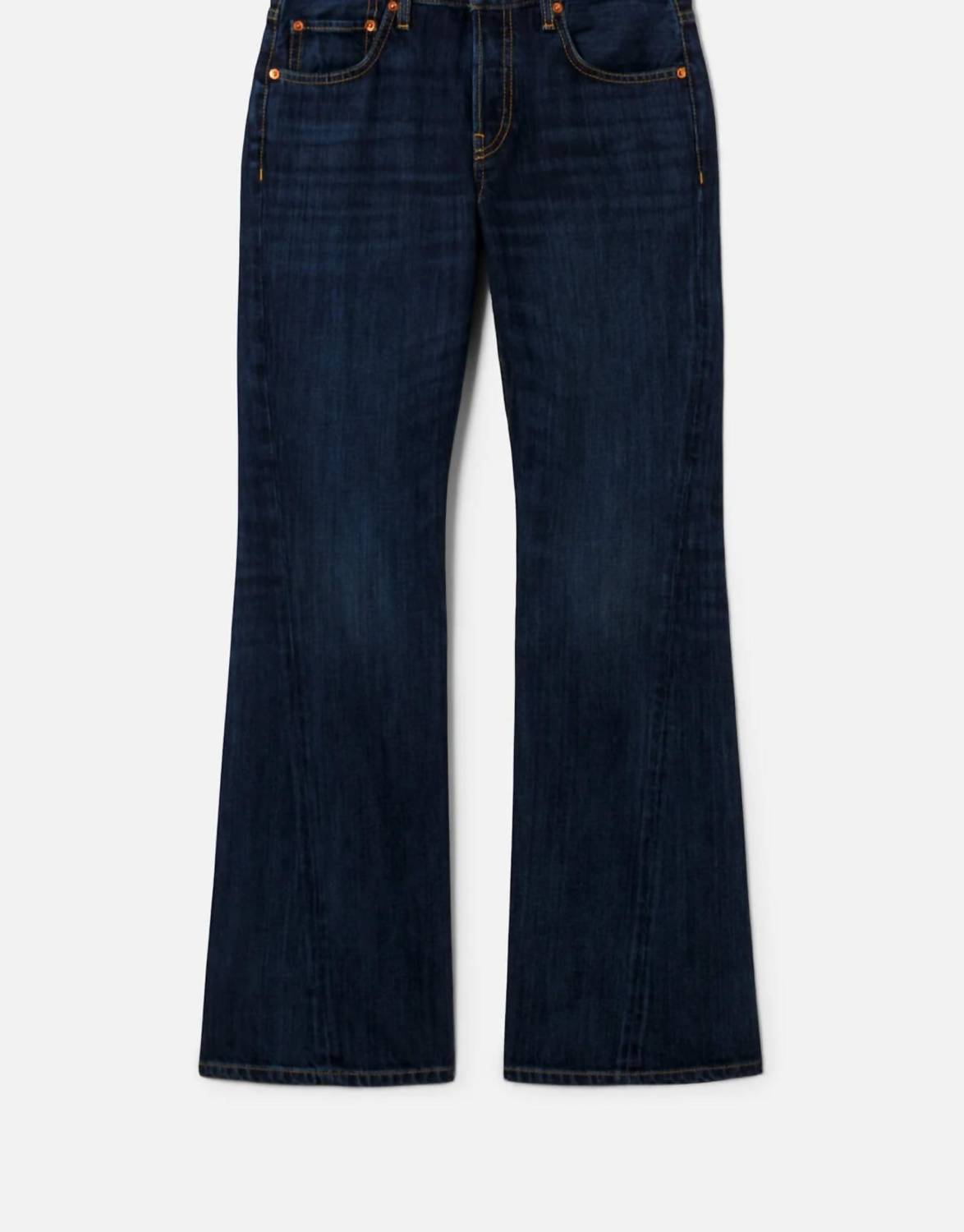 Re/Done - Twisted Mid Rise Bootcut Jeans