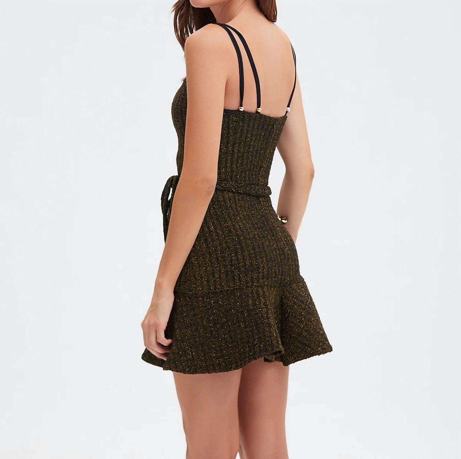 Patbo - Metallic Knit Mini Dress
