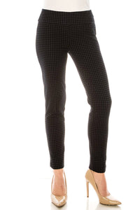 Zac & Rachel - Printed Velvet Ankle Pull-on Pants
