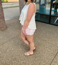 Pol - Daisy Daze Tiered Tank Top