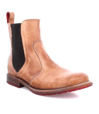 BEDSTU Women's Nandi Chelsea Lux Boots in tan rustic - women's shoe - detail view