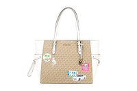 Michael Kors - Women's Gilly Travel Miami Print Pvc Tote Handbag Purse Large