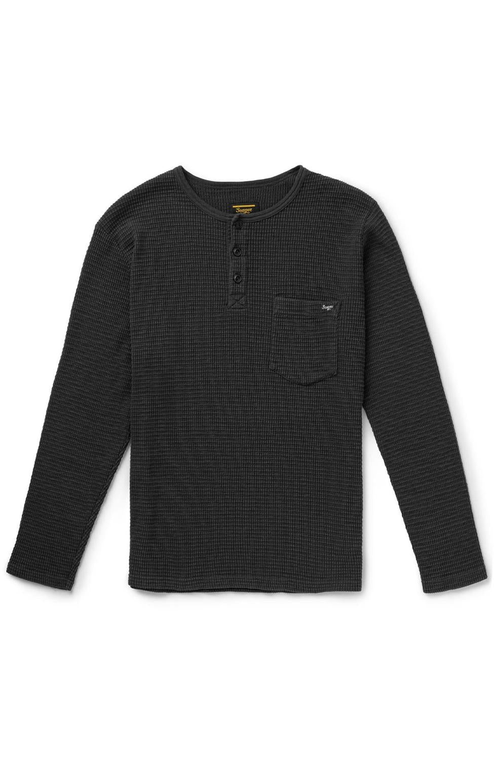 Seager Co. - Men's Sawpit Henley Thermal Top