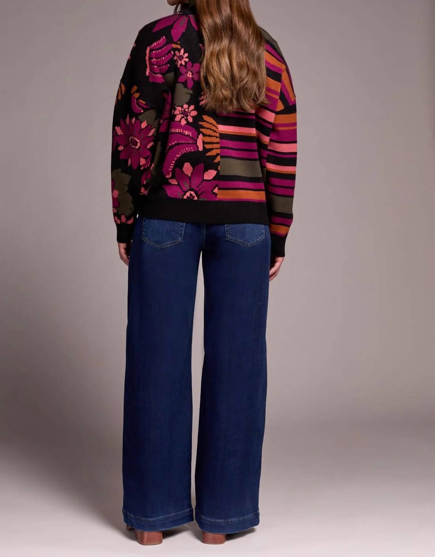 Tribal - Double Knit Combo Print Cardigan