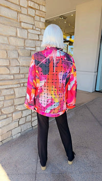 Lemon Grass - Laser Cut Reversible Jacket