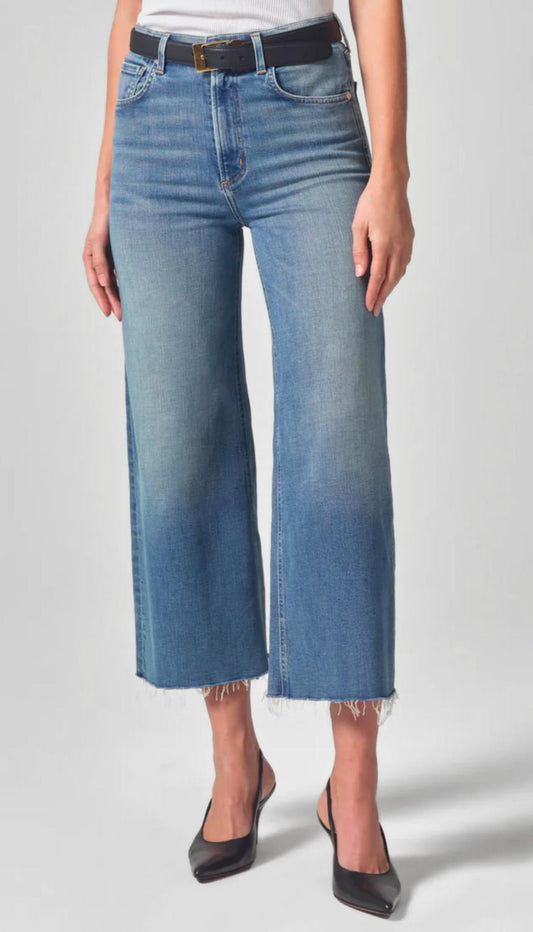 Citizens Of Humanity - Lyra Crop Wide Leg Jeans