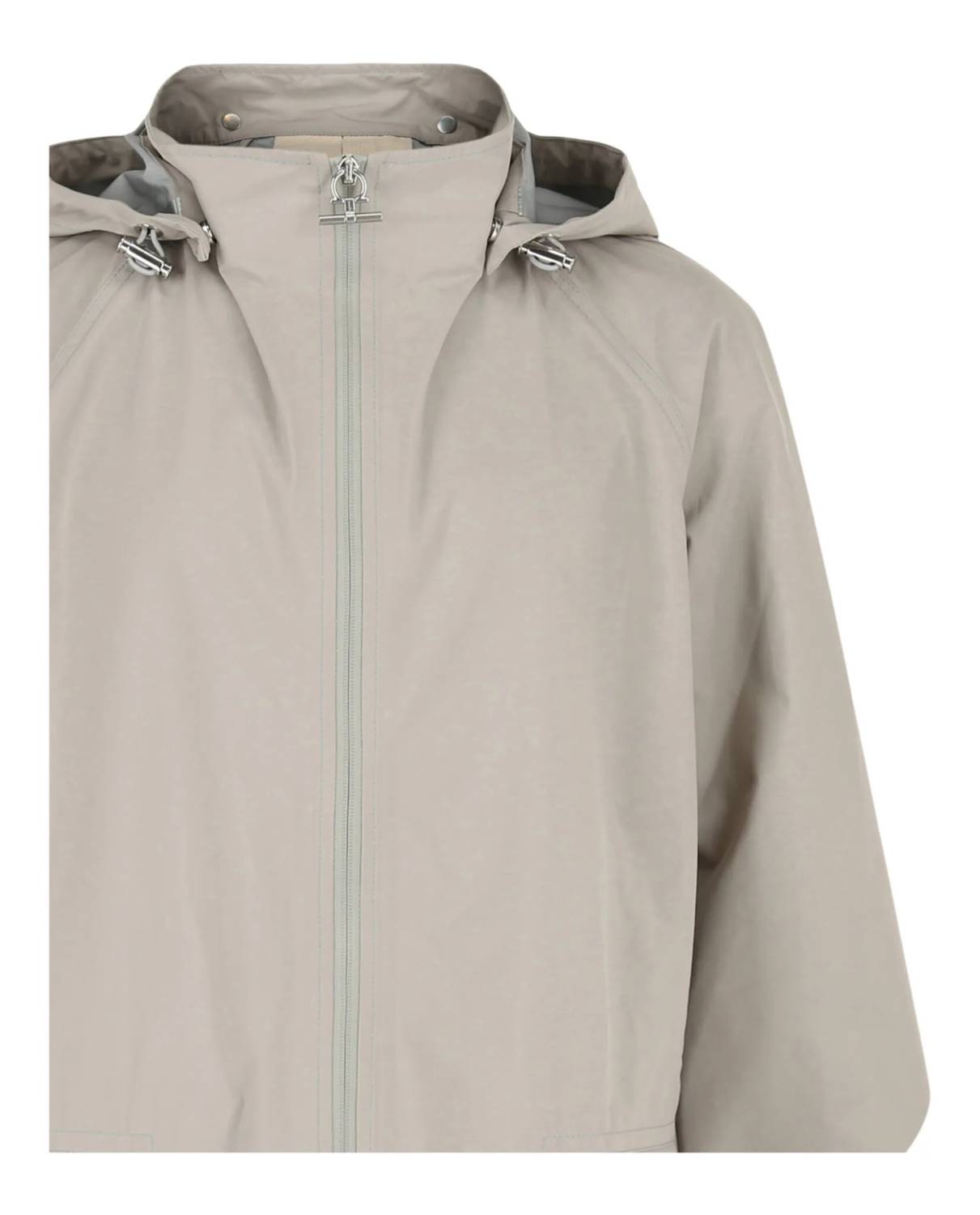 Salvatore Ferragamo - Men's Hooded Gancini Rain Jacket