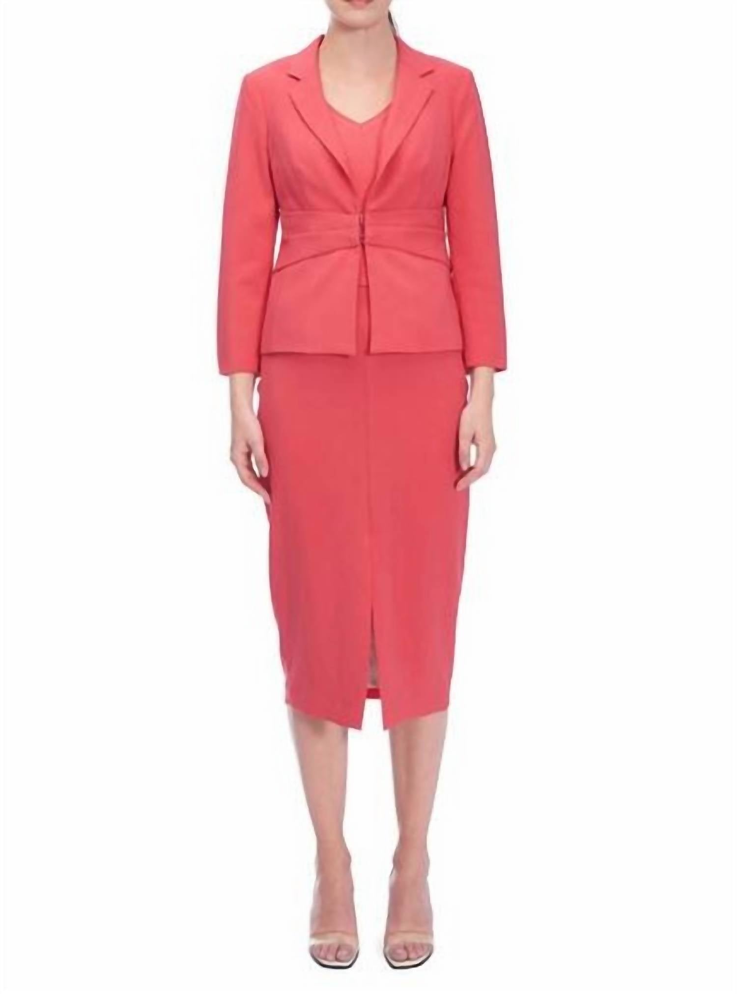 STRETCH CREPE JACKET