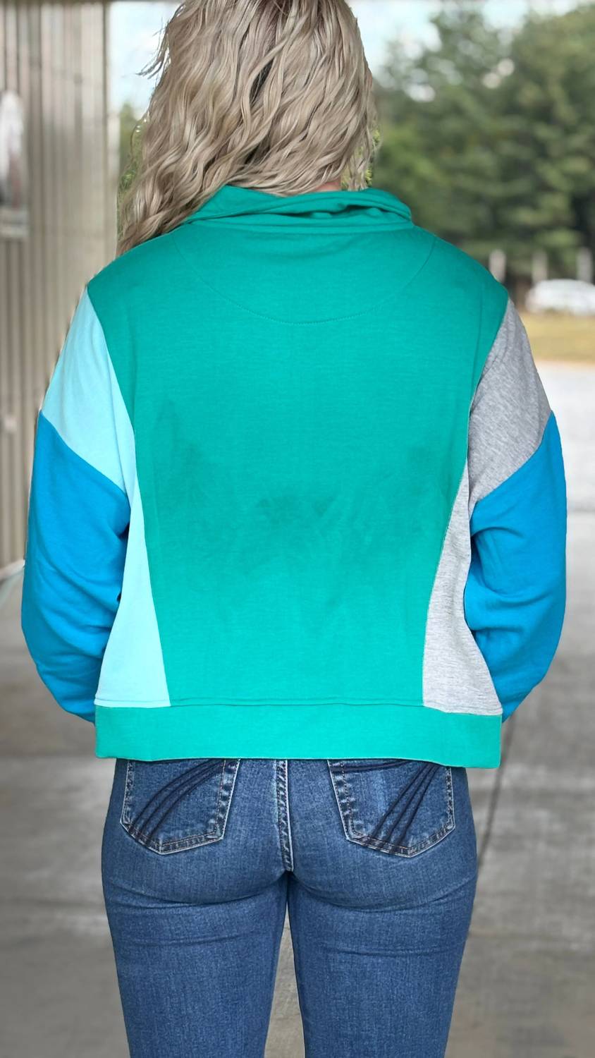 Kimes Ranch - Cami Cropped Quarter Zip Pullover Sweater