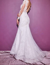 Cinderella Divine - Long Sleeve Lace Bridal Gown