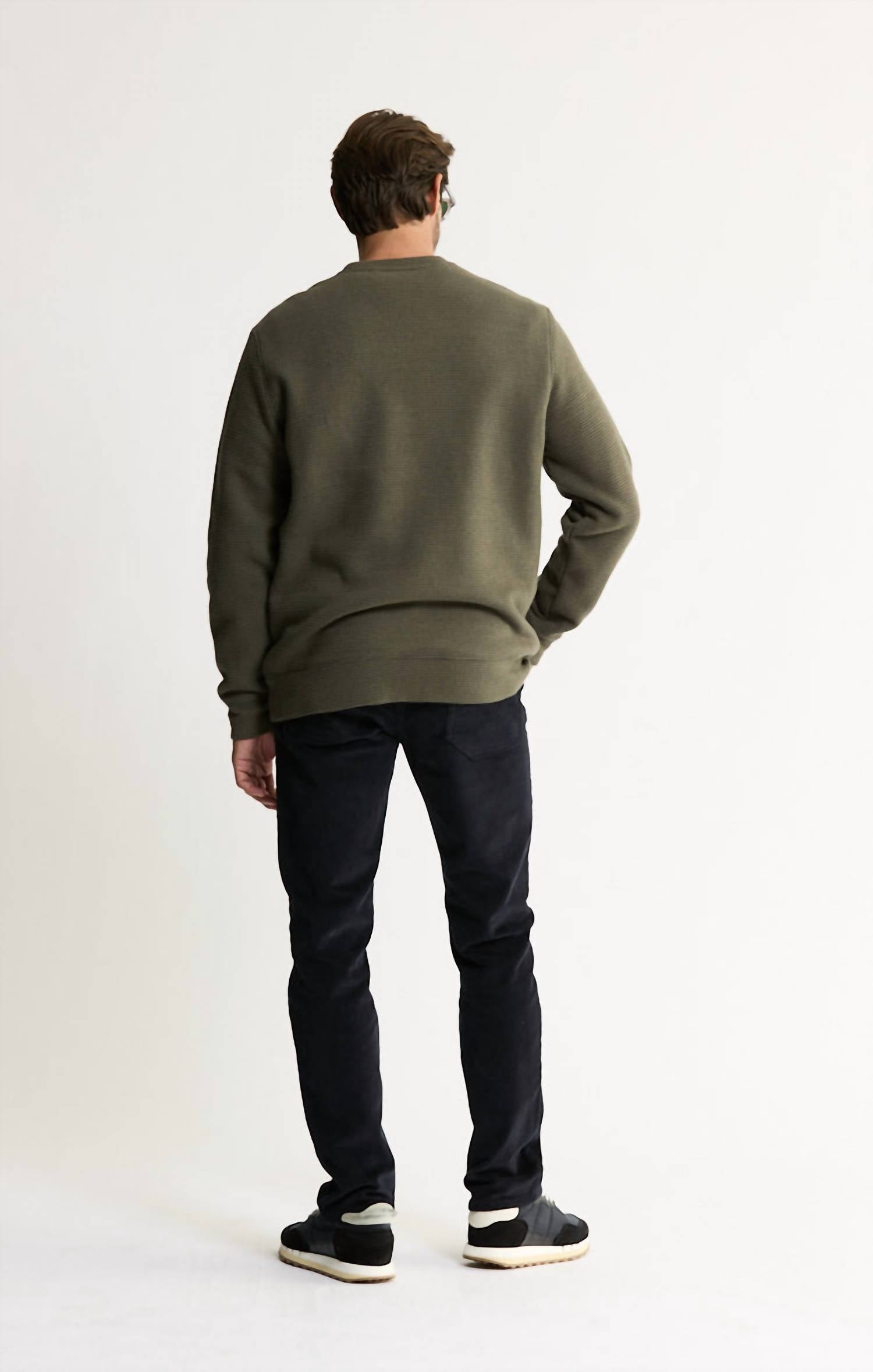 Jachs New York - Sherpa Lined Crewneck Sweatshirt