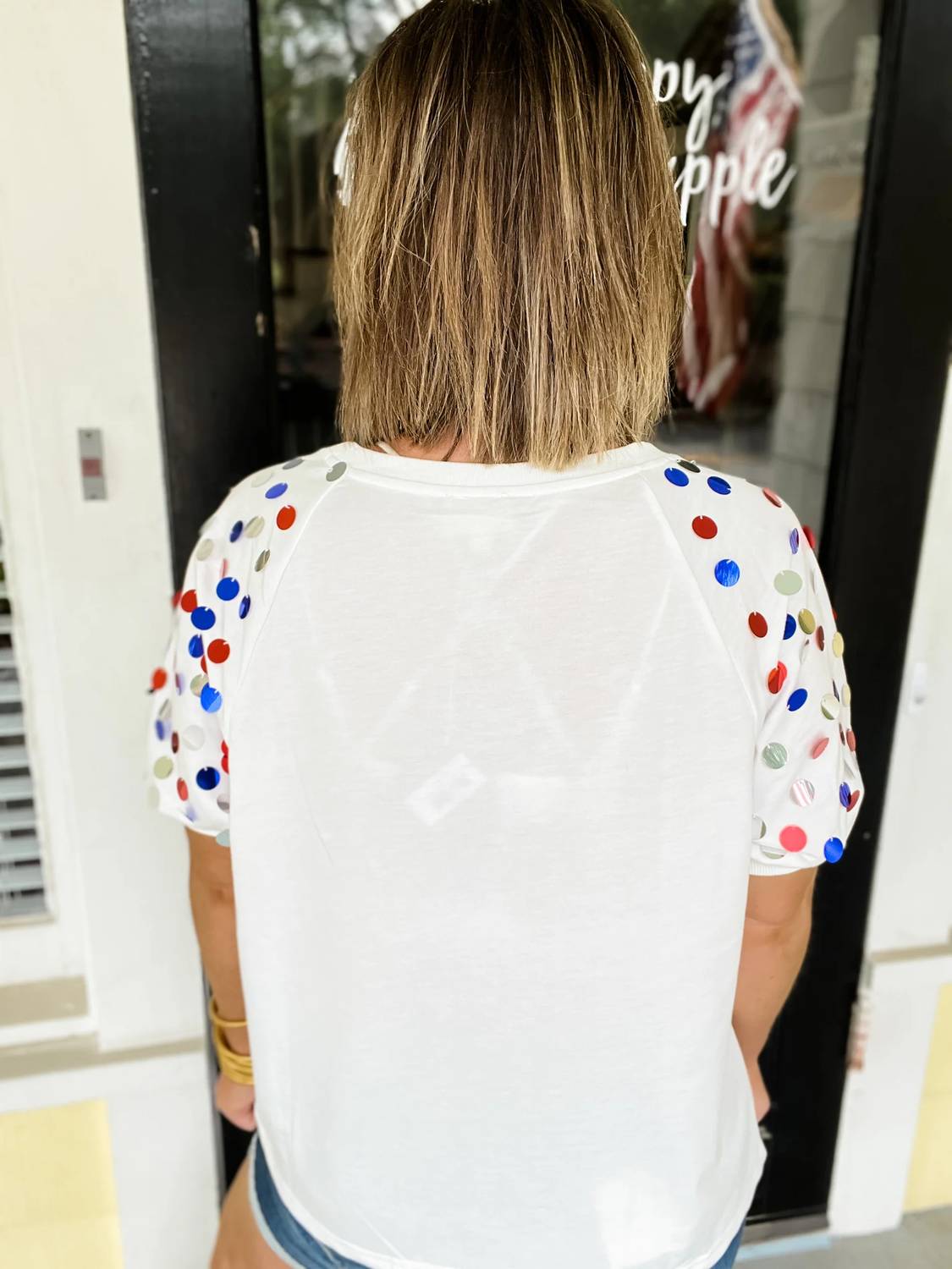 Bibi - All-american Sparkle Top