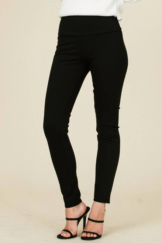 Lumiere - High Waisted Ponte Pant