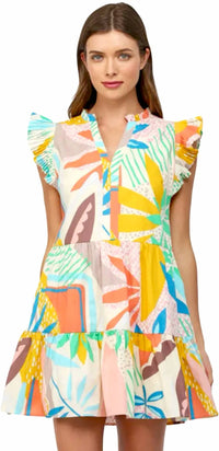 Fate - Tropical Cotton Poplin Dress